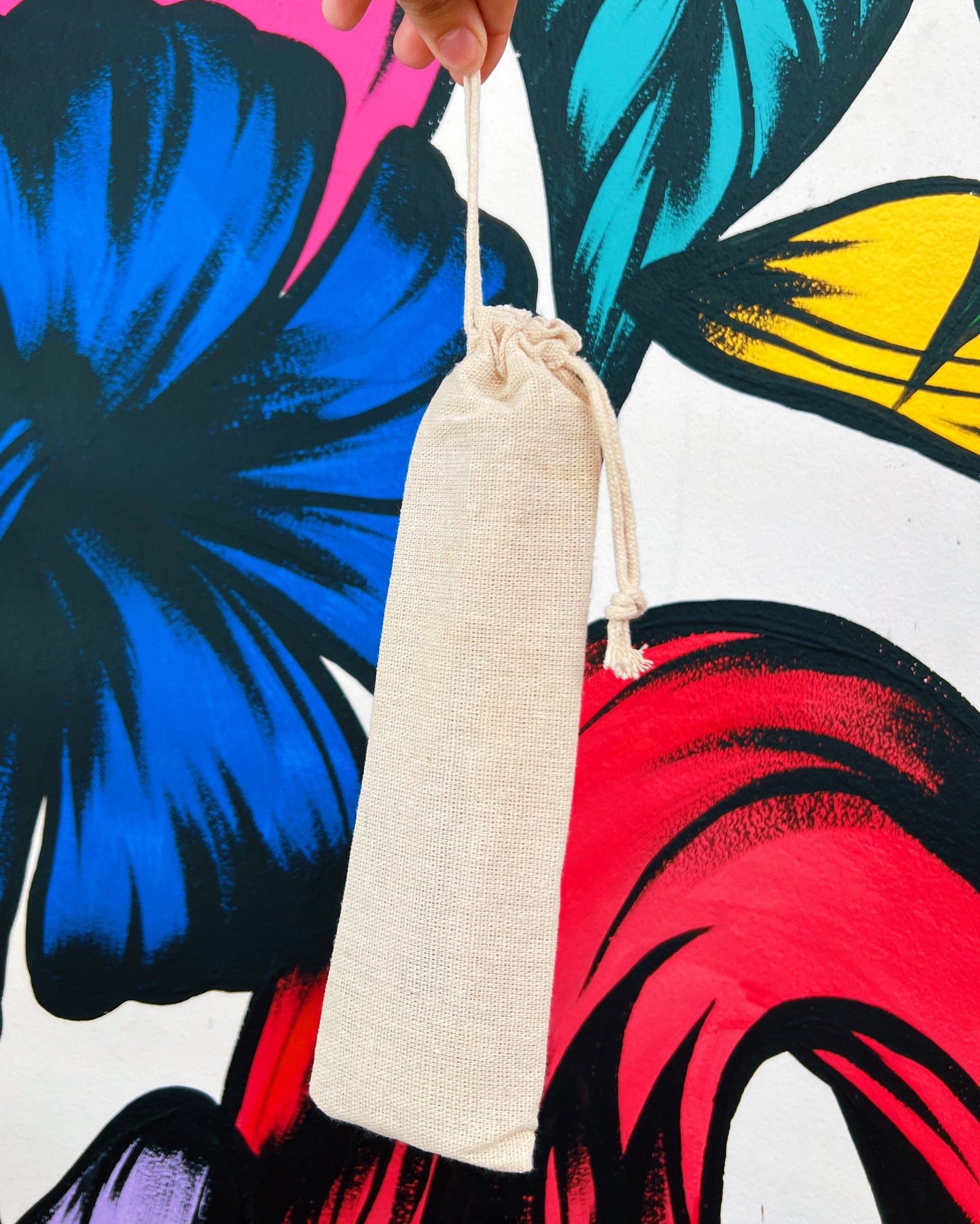 Set de cubiertos- Flores azules